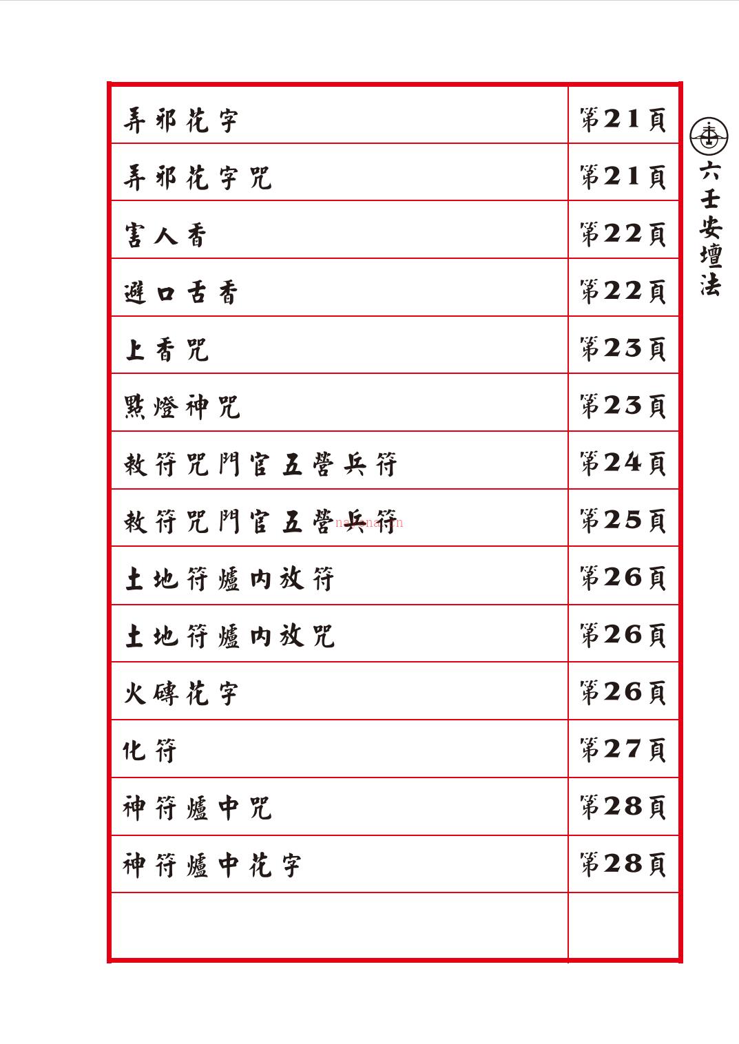 六壬伏英馆真传安坛法诀34页电子版 高端法本