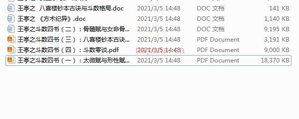 王亭之《斗数四书》4本 -神秘学领域最全