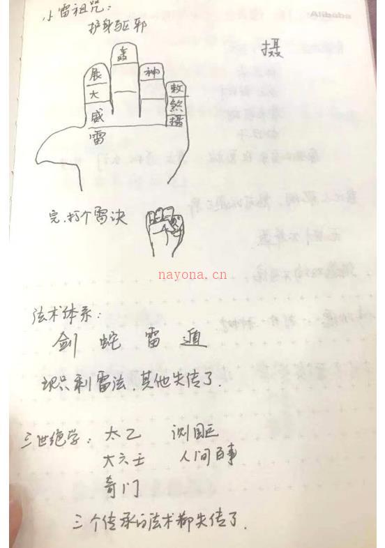 秦万峰辛丑年六目道法手写法本38页电子版稀有法本