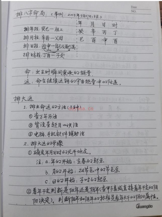 师传风水布局八字择日寻龙点穴化解催吉等138页手写电子版综合笔记 高端法本