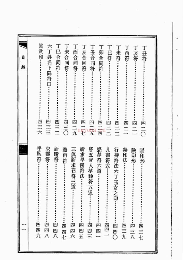 符咒经典《道坛灵符全书》上下册800多页电子版稀有法本