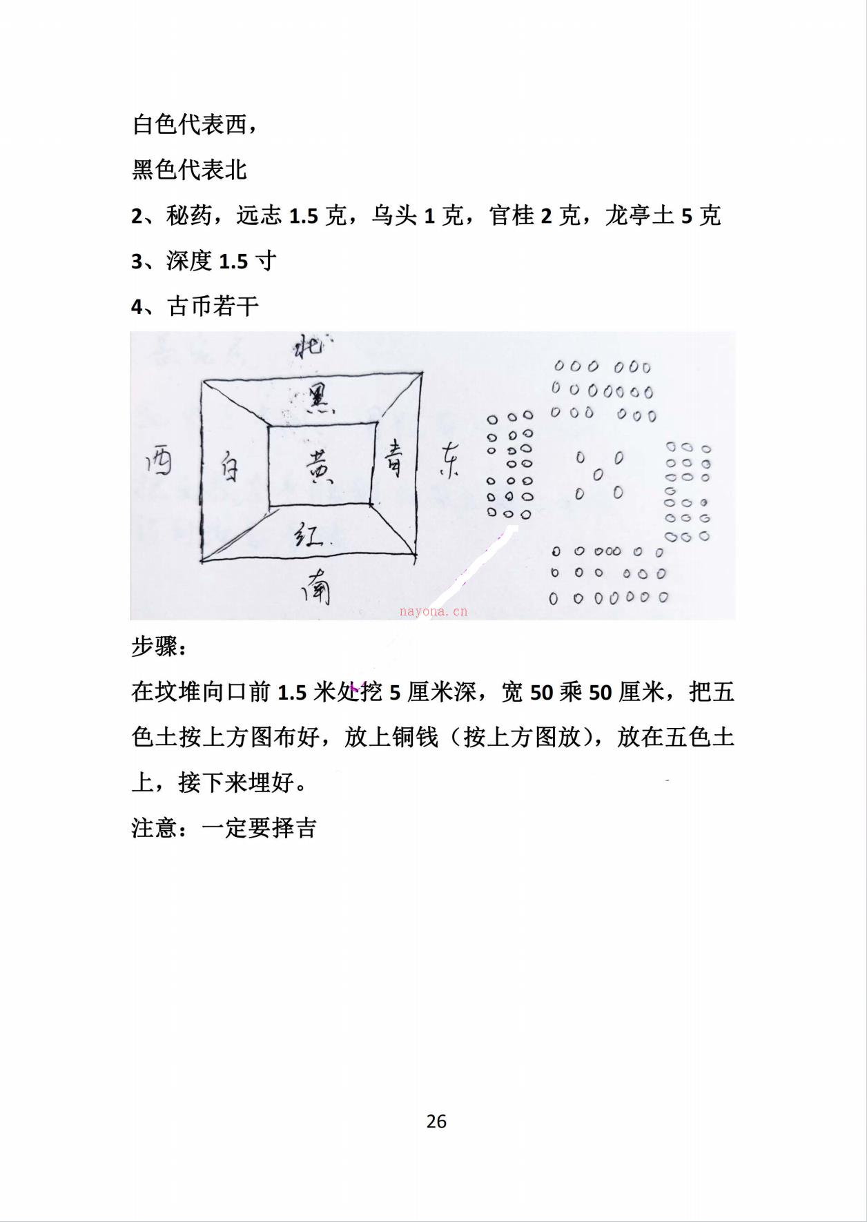 古法阴宅布局27页电子版稀有法本