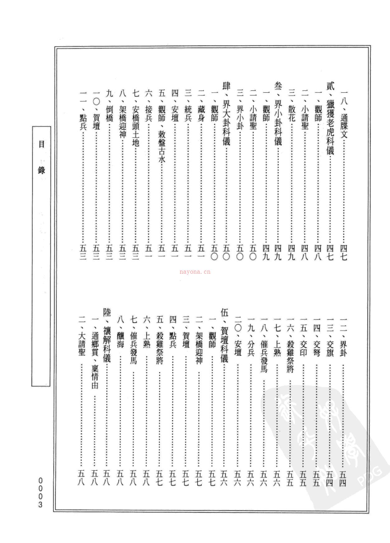 中国传统科仪本汇编478页电子版稀有法本