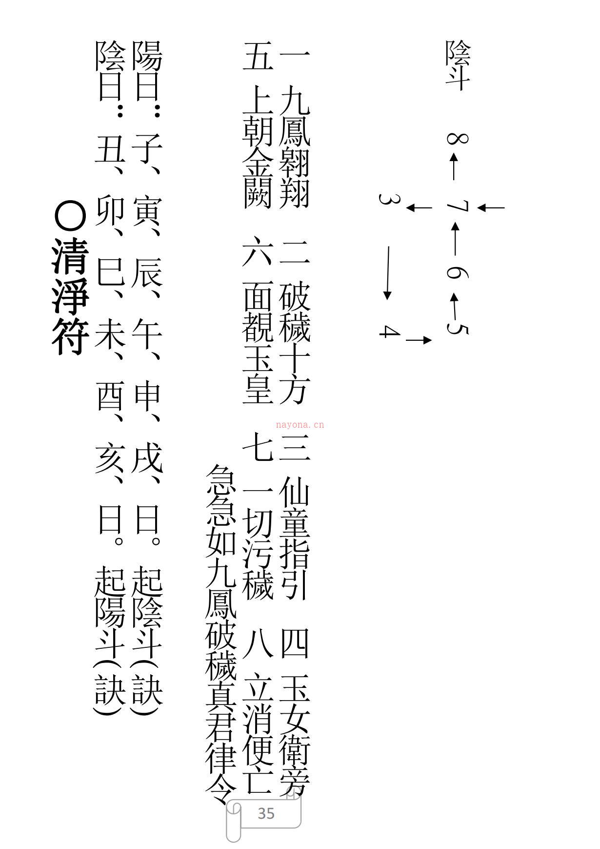 天和派法师符诀七册合集379页电子版稀有法本