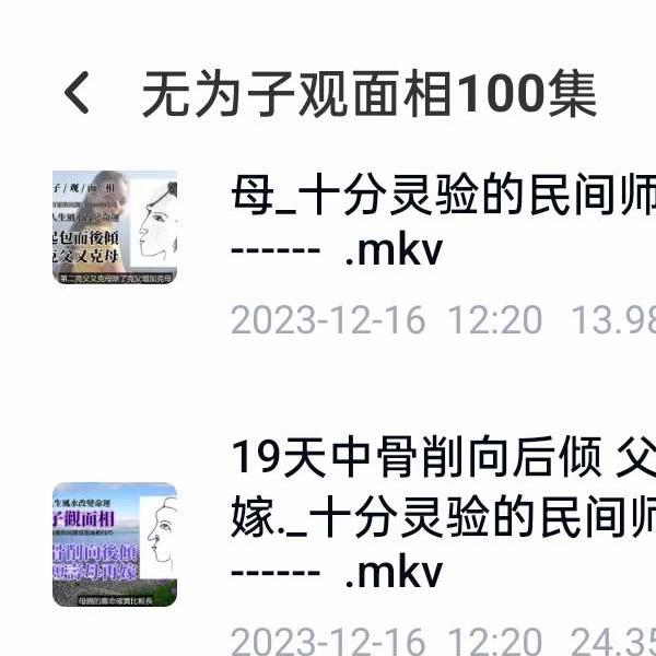 无为子观面相100集