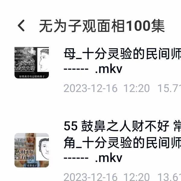 无为子观面相100集