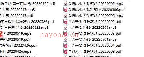 大月亮小六壬课程+八字+奇门+塔罗案例+星盘入门+情感录音
