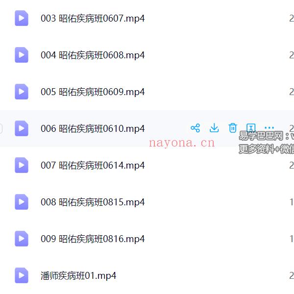 潘昭佑八字调理疾病案例班视频+讲义共9集