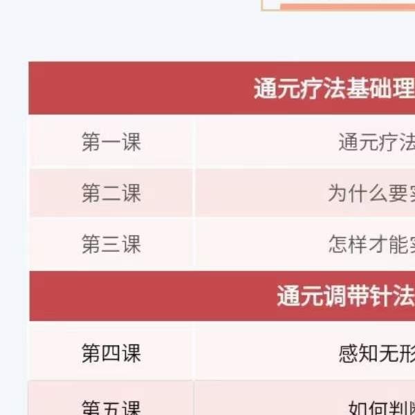 王继红教授 通元疗法 全18进 视频课