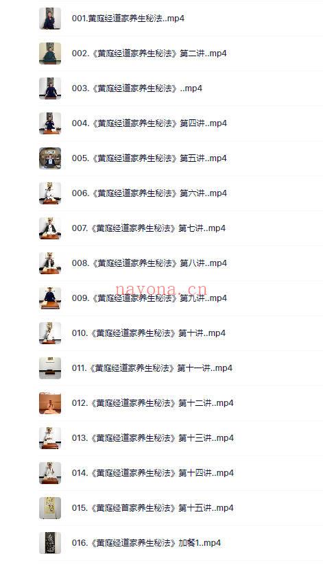 罗仁 【仁言可味筑基班】之《黄庭经道家养生秘法》16集视频