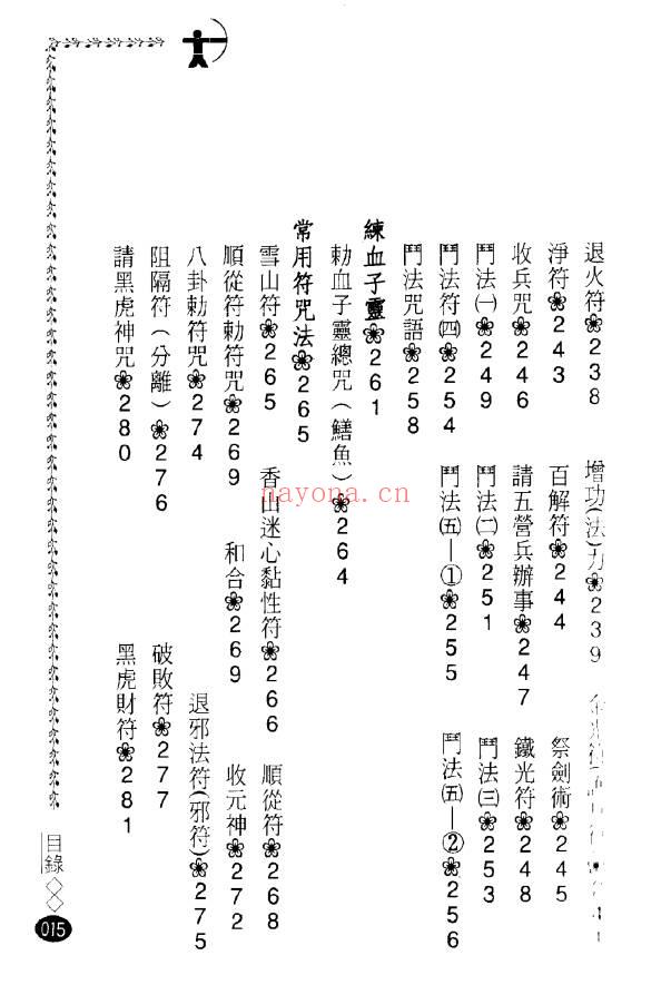 永靖大师 风云山人《各派珍藏符咒密法》282页.PDF电子版