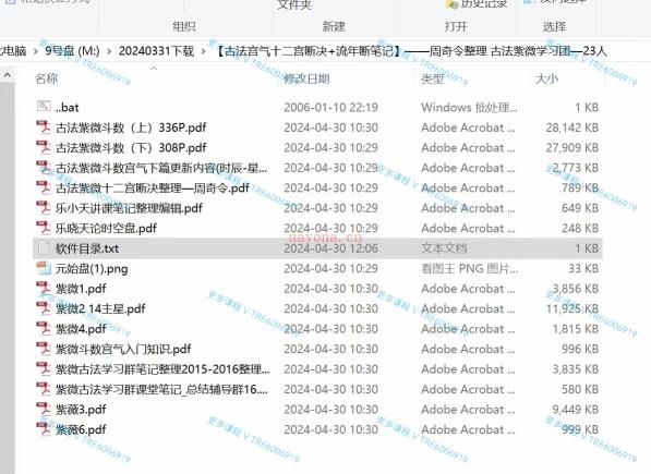 (紫微斗数)周奇令整理 古法宫气十二宫断决+流年断笔记 古法紫微学习 PDF电子版