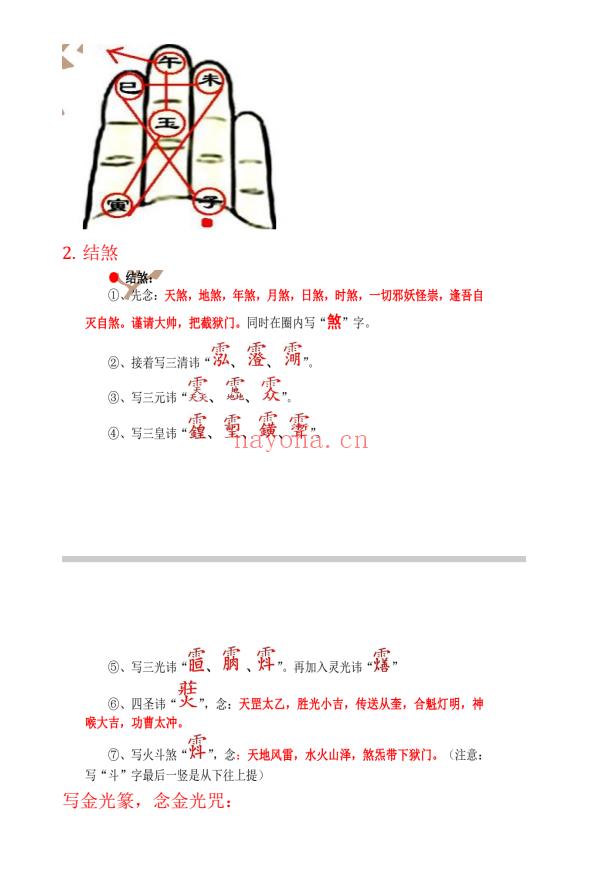 正一祖庭天师符雷部符箓 21页.PDF电子版