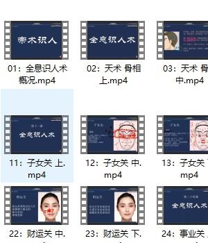 面相识人术全息识人术x24集视频插图