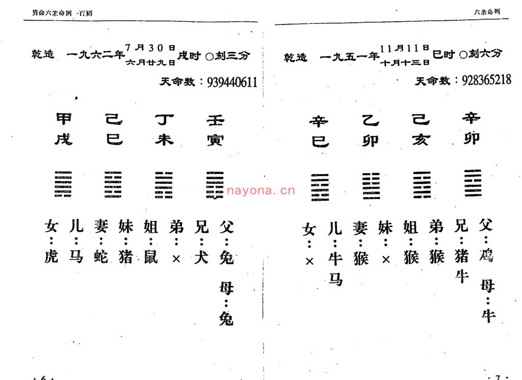 MX53739.曹展硕-《铁板神数六亲命例二百例》(105双页)      