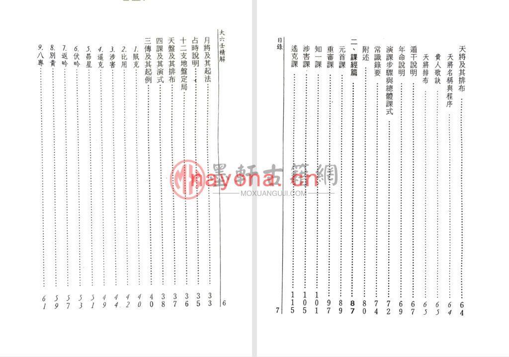 MX52157.北辰编撰-《大六壬精解》(1131单页)