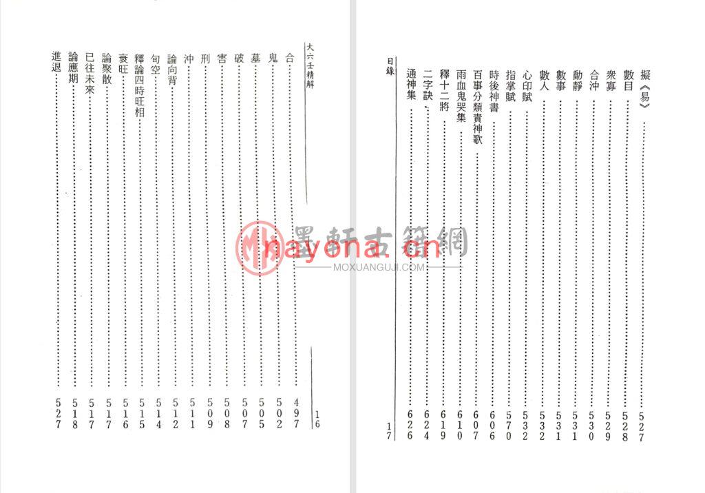 MX52157.北辰编撰-《大六壬精解》(1131单页)