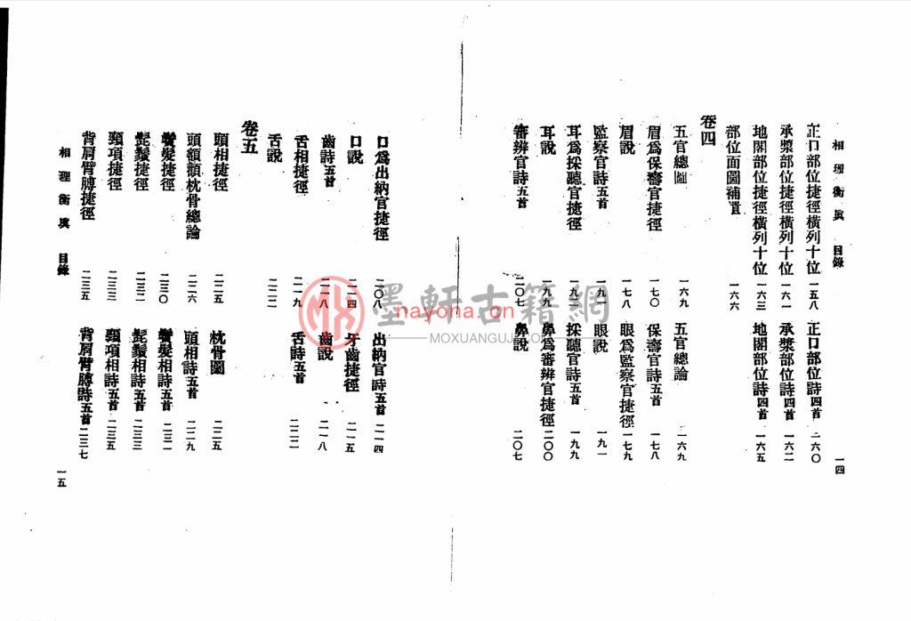 MX52771.陈训-《相理衡真》-集文书局(258双页) PDF电子下载-墨轩古籍网-专业易学古籍资源下载网