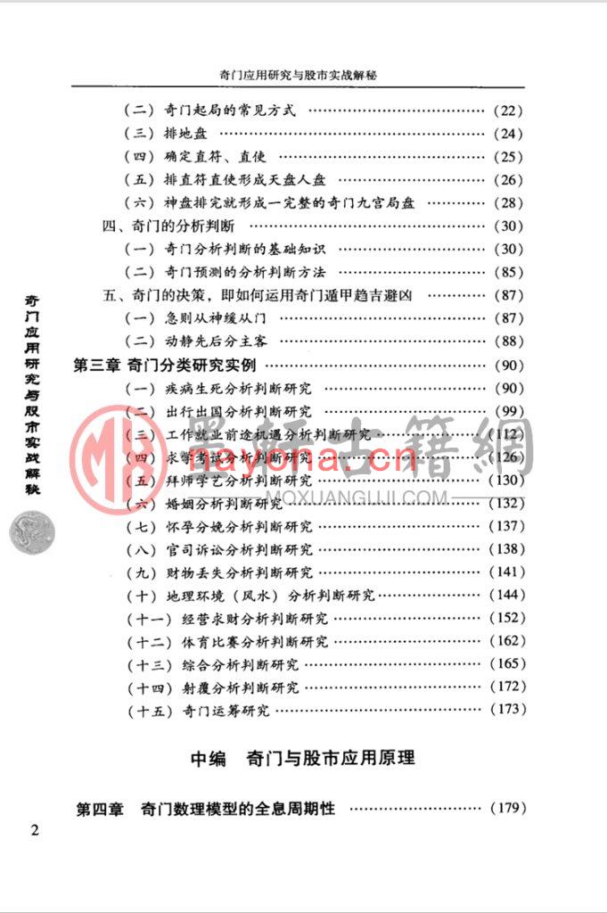 张海斌-奇门应用研究与股市实战解秘(364页) PDF下载