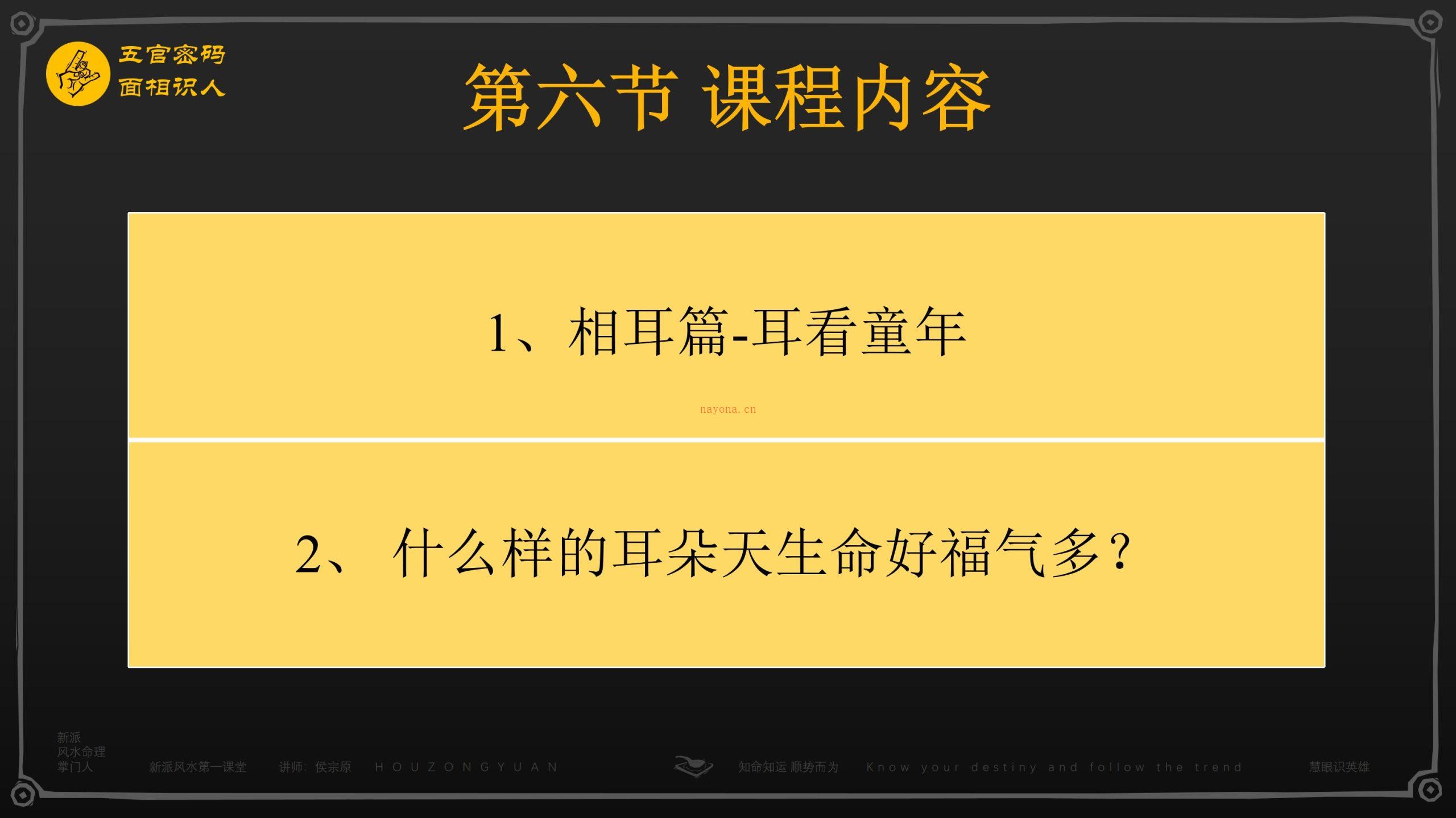 五官密码识人术面相课件1195页电子版 高端法本