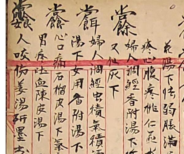 《医学十三科符咒杂妙治法》清代祝由十三科手抄本 -神秘学领域最全