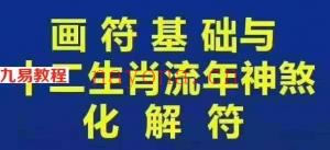 皓月道医2021年画符基础与十二生肖流年年神煞化解秘法 百度云