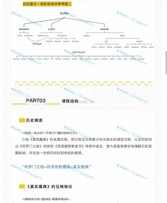 (魔法课程 热销🔥)离群之羊 真实魔典课程 视频课程