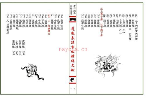 K1167《道教表疏申状榜牒文检三卷》电子书3本