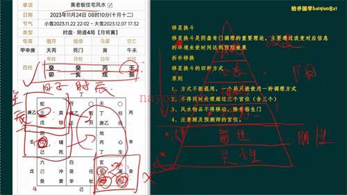 H583柏乔奇门遁甲2023年直播回放视频13集