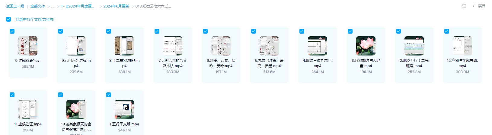 图片[1]_知微云馆《大六壬》（视频12集）_易经玄学资料网