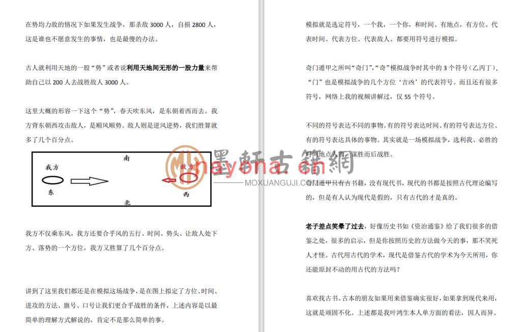 叶鸿生《奇门遁甲快速入门的理论和实践》(14单页)