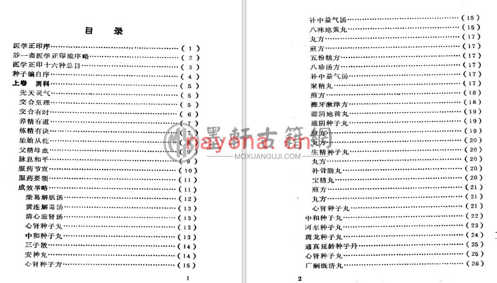 岳甫嘉-《珍本医籍丛刊-妙一斋医学正印种子编》(107单页)