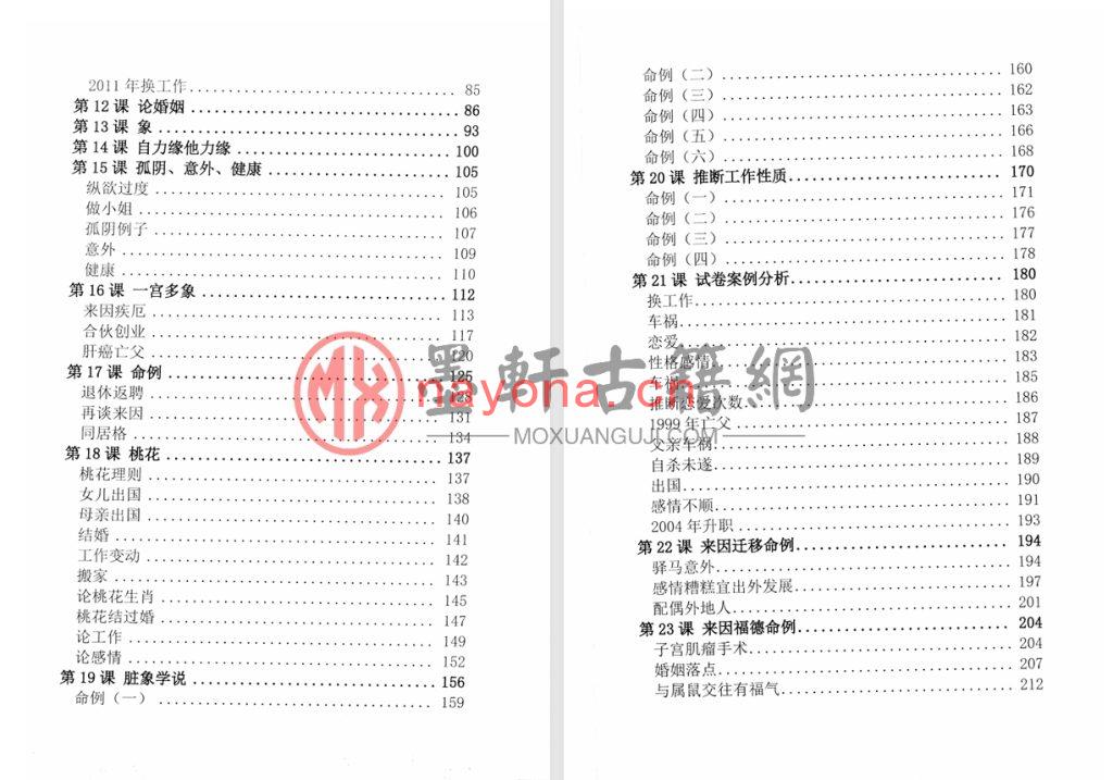 云中清-案例集《2012年钦天四化研修班整理稿扫描版上下册》(合计711单页)