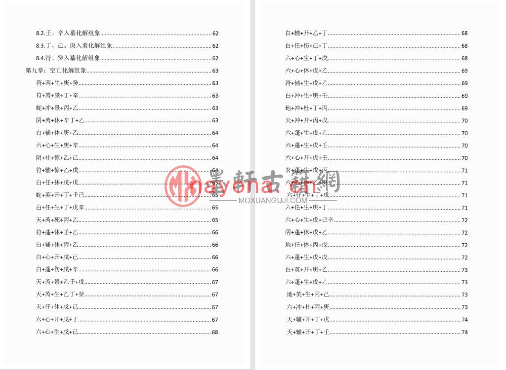 子辰师兄-《阴盘奇门之奇门组象运筹化解在天成象、在地成形、在人成运》(127单页)