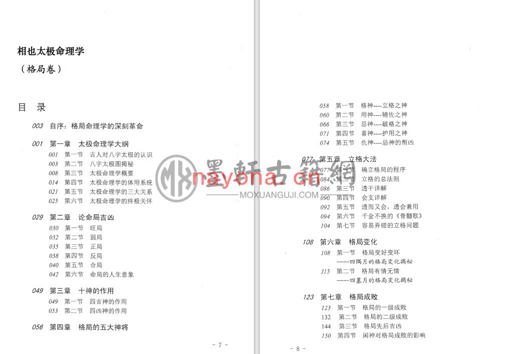 王相山-《相也太极命理学格局篇》(286单页)