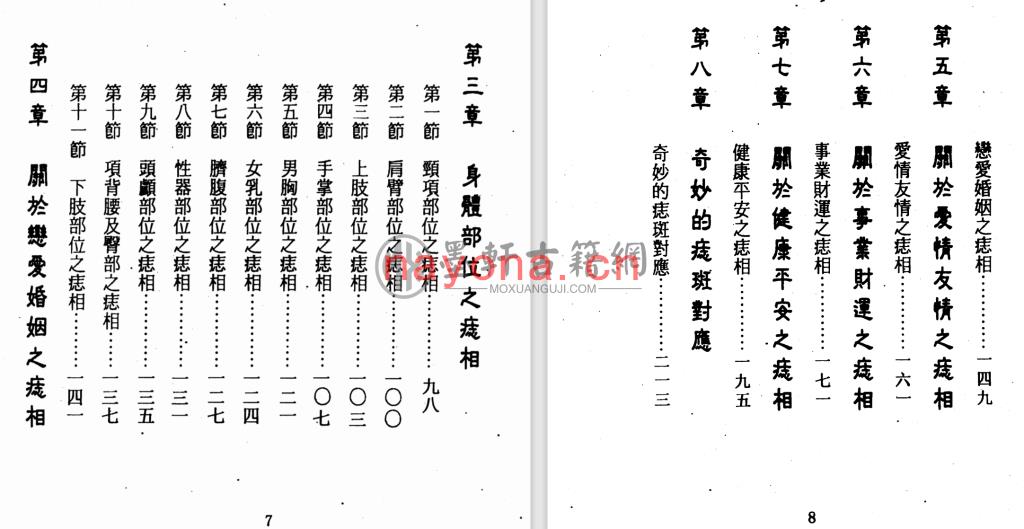 铁笔居士-《痣相大白》(315单页)