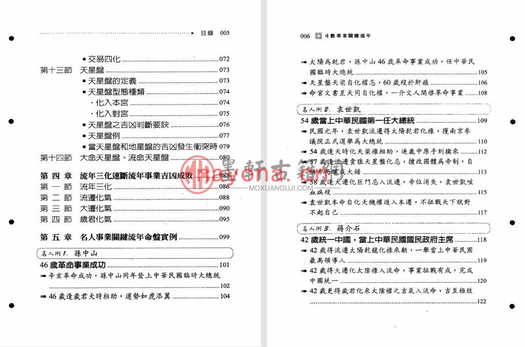 谢昕润-《斗数事业关键流年》(342单页)福韵阁藏紫微斗数珍本 PDF电子版