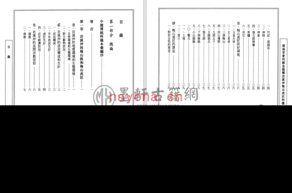 李怀荪-《中国传统科仪本汇编5-湖南省会同县金龙乡岩溪冲梅山虎匠科仪》(478单页)