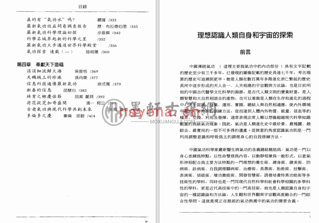 王浩-《严新气功文集第一集》(425单页)