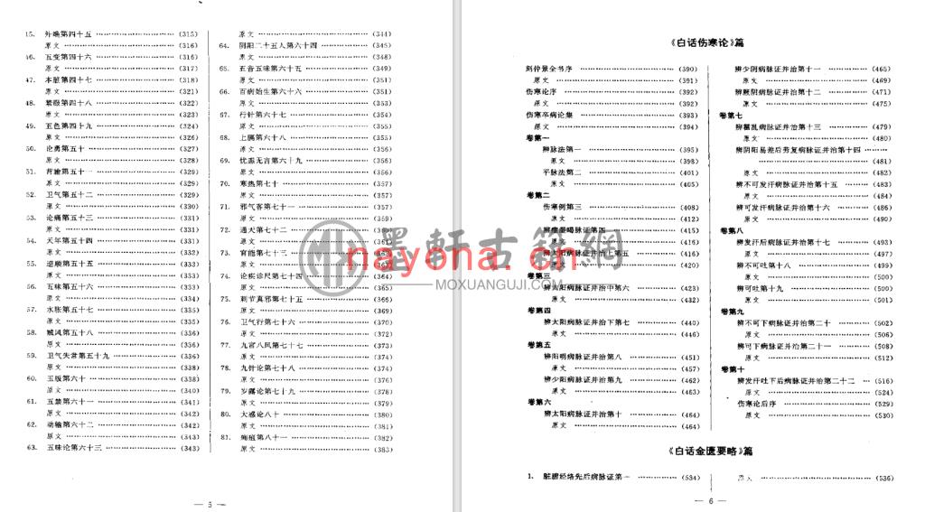 刘渡舟-《白话中医四部经典》(5册)