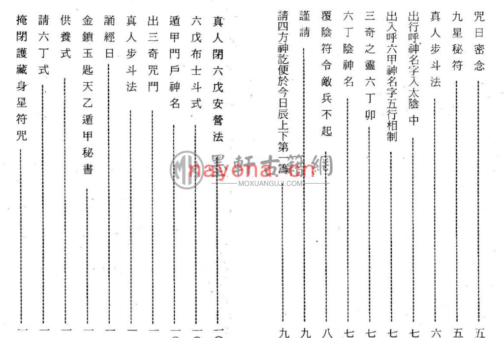 《神授法奇门秘籍》(71双页)