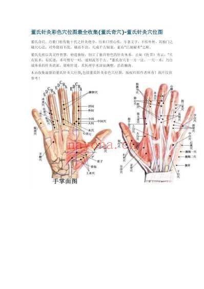 董氏针灸彩色穴位图最全收集.pdf