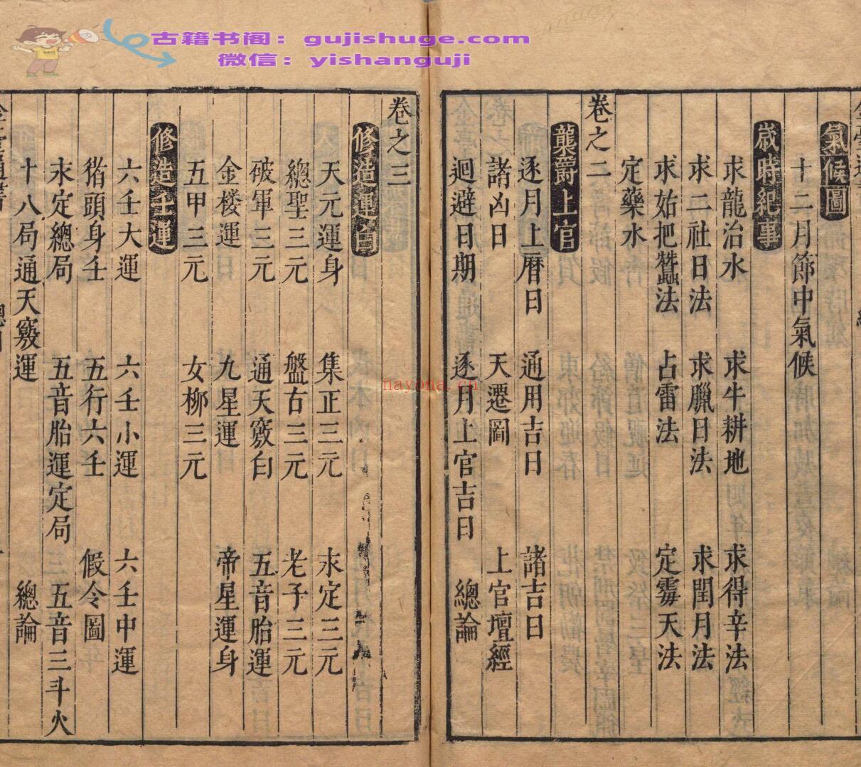 金台类编历法通书大全