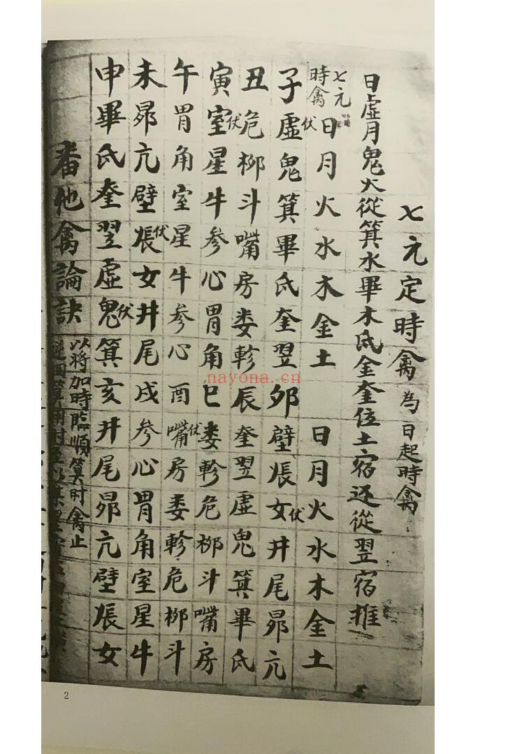 《光绪日课演禽诀天星选择秘诀》