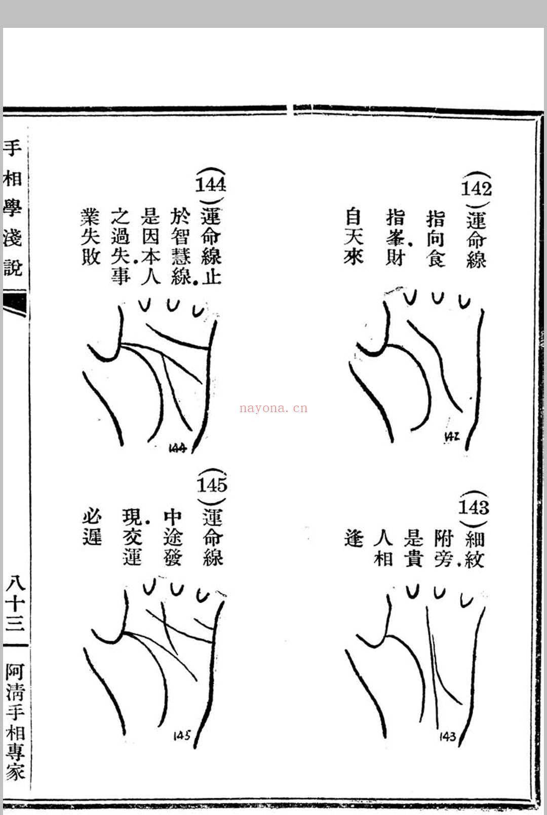 手相学浅说