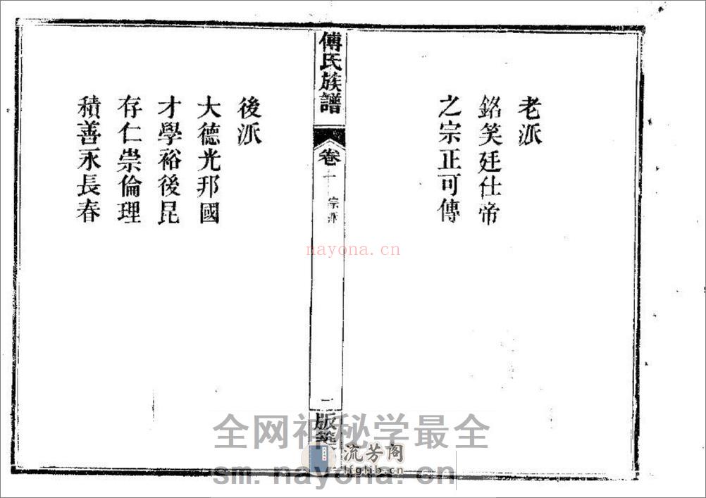 傅氏宗谱（片卷号：11_2） - 第19页预览图