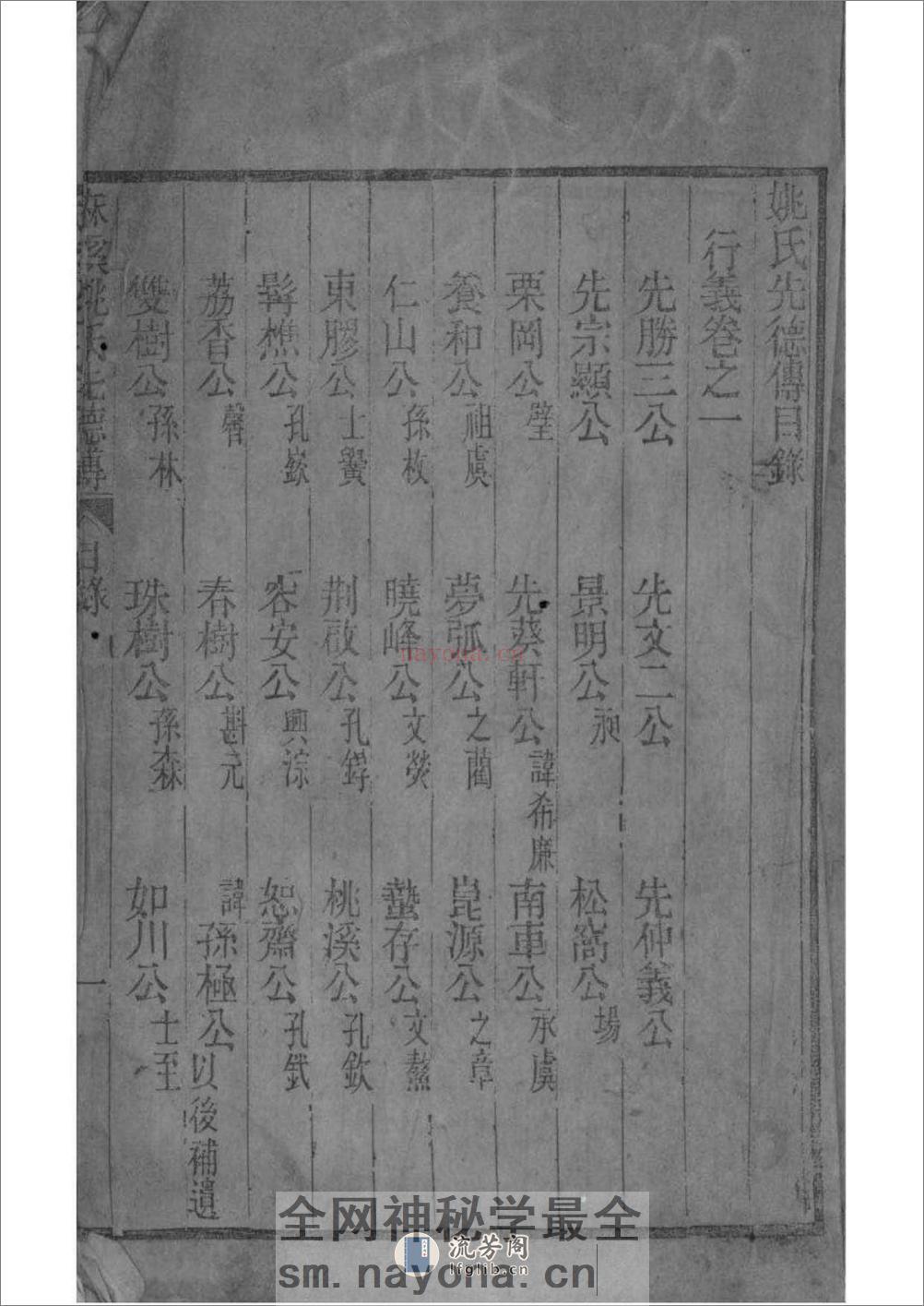 [安徽桐城]麻溪姚氏宗谱二十四卷附姚氏先德传七卷 - 第2页预览图