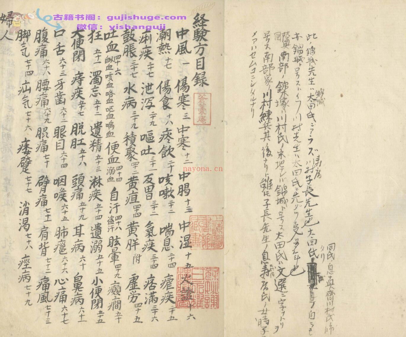 锦城先生《经验方》