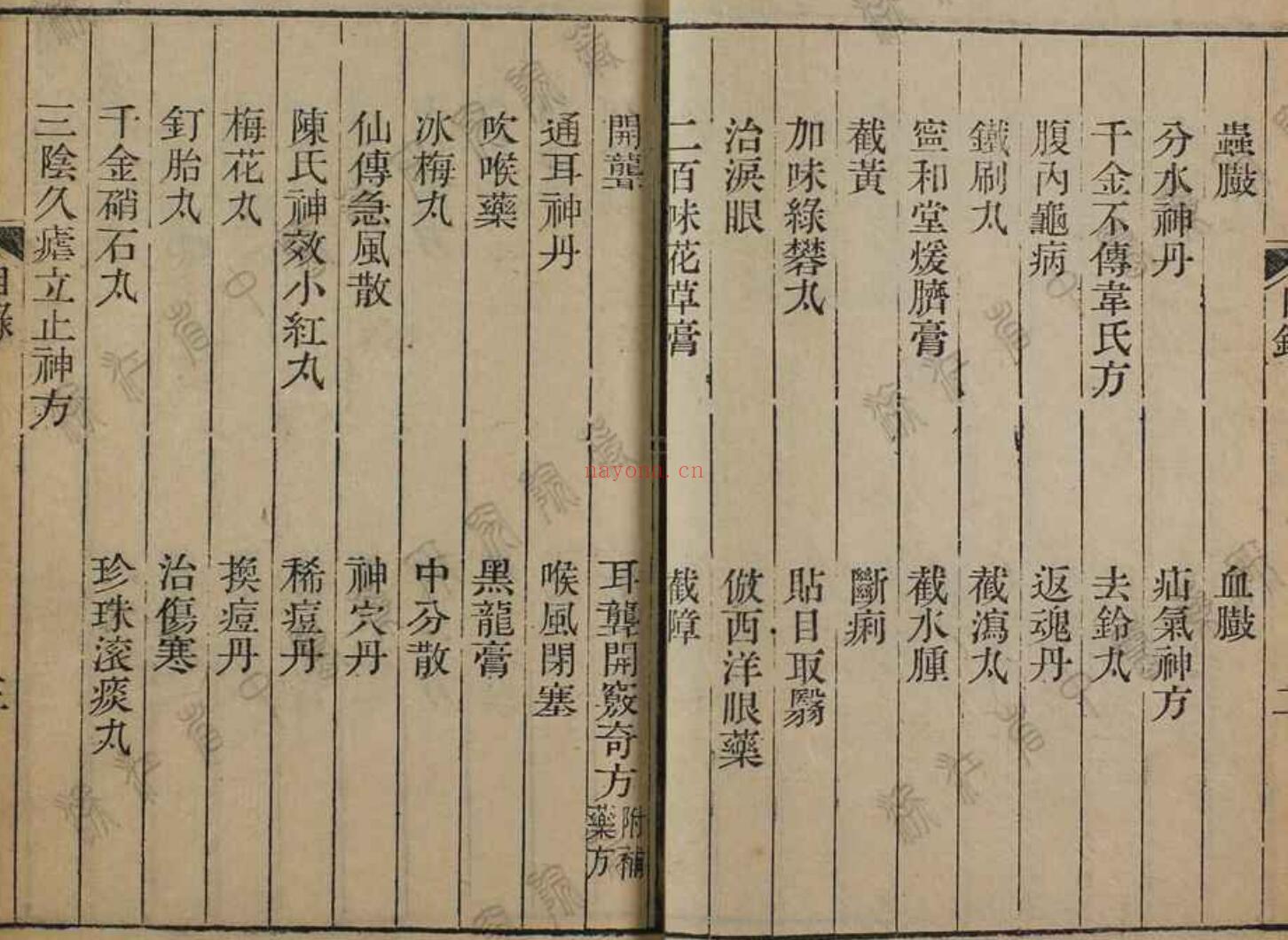 串雅内编，光绪十四年
