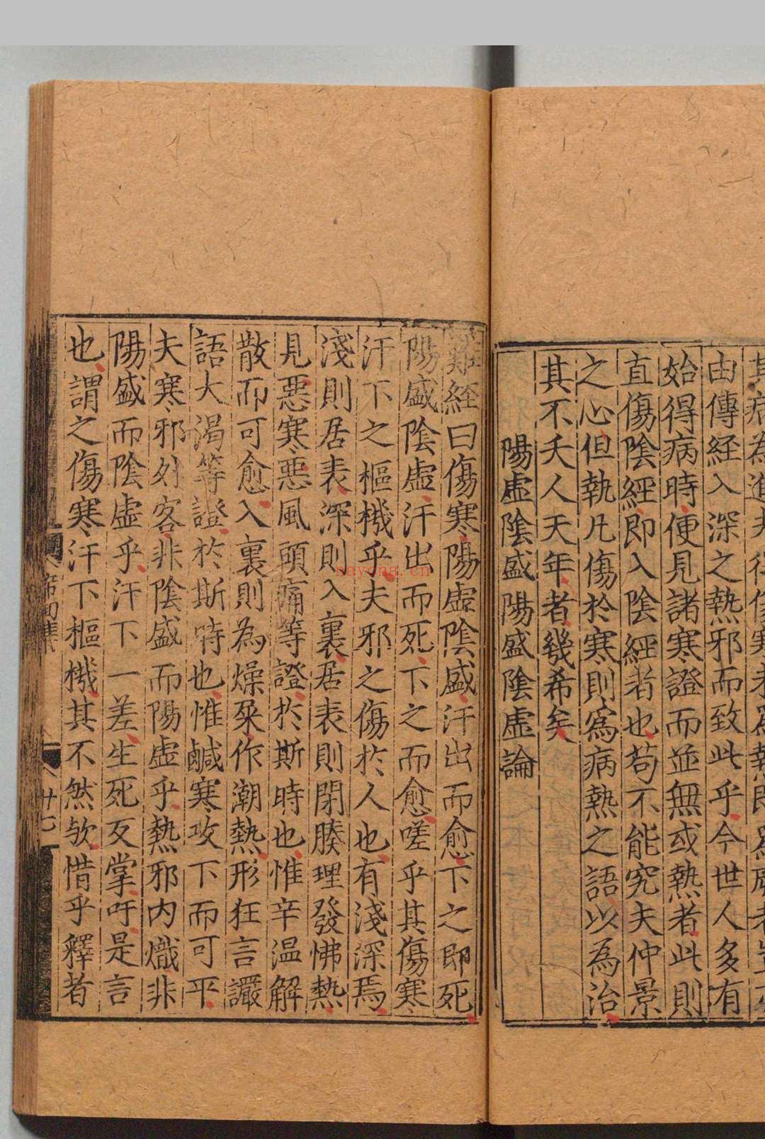 东垣十书 李杲(元)王好古(元)明正德3年 , 熊氏梅隠书堂
